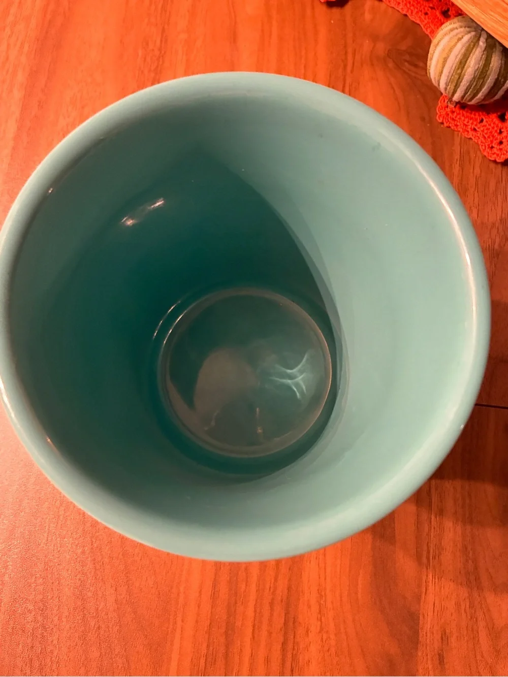 Fiesta utensil crock in turquoise